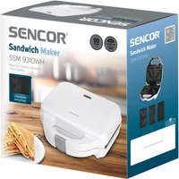 Kép 3/3 - SENCOR SSM 9310  WH szendvicssütő 3in1 750W