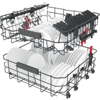 Kép 4/4 - WHIRLPOOL WFC 3C33 PF X mosogatógép 60cm 14teríték INOX