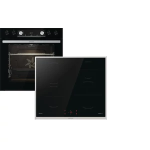 GORENJE BCIX6737E05+BI6DD-P0 beépíthető szett indukciós főzőlappal * fekete