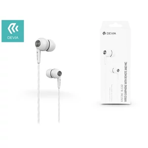 DEVIA ST310447 Kintone Eco mikrofonos fehér fülhallgató