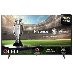HISENSE 55E7NQ 4K UHD Smart,Bt  QLED TV, fekete, 139 cm
