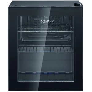 BOMANN KSG7291 fekete üvegajtós italhűtő * 53/44cm