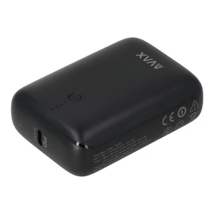 AVAX PB105B MINI 10000mAh Type C/PD 20W+QC fekete power bank
