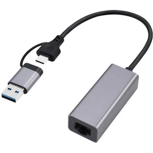 GEMBIRD A-USB3AC-LAN-01 USB-A/Type-C hálózati adapter
