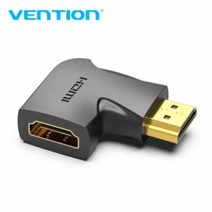VENTION AIPB0 HDMI/M  (90fokos) -> HDMI/F   adapter * 4K síklapos fekete