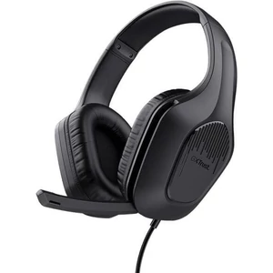 TRUST  GXT 415X Zirox vezetékes fejhallgató * fekete