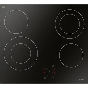 AMICA PC6420ZT  beépíthető elektromos főzőlap * 60cm fekete