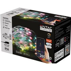 ENTAC ECL-M200-TY-MC karácsonyi LED füzér IP44 MC Tuya APP
