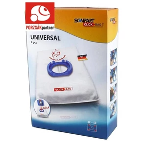 BPM CLICKBAG4 univerzális mikroszálas porzsák 4db/ doboz