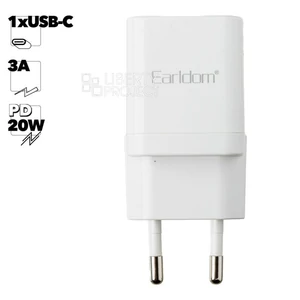 EARLDOM ES-EU30 PD20W USB Type-C hálózati töltő