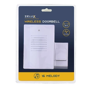 ZELUX BCT-02971 vezetiék nélküli kapucsengő 16 dallam