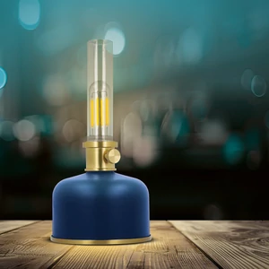 ELEN 02356 LED RETRO petróleum lámpa » 2W szabályozható fényerő (kék)