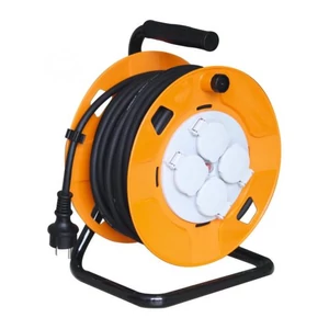 HOME   HJR 10-40/1,0  kábeldob *   40 m, fém talp, IP44  max. 2300 W,