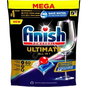 FINISH Ultimate All In One mosogatógép kapszula 60
