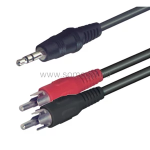 HOME AUX (3.5 Jd - 2xRCA d) kábel 1,5m