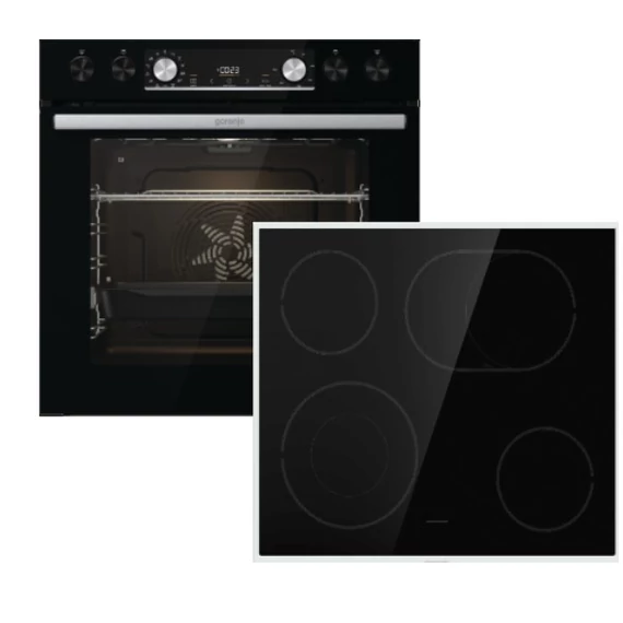 GORENJE BCX6737E05BG+ECD634X beépíthető szett kerámialappal * fekete