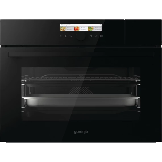 GORENJE BCS598S24BG kompakt gőzsütő , gőzpároló 50L