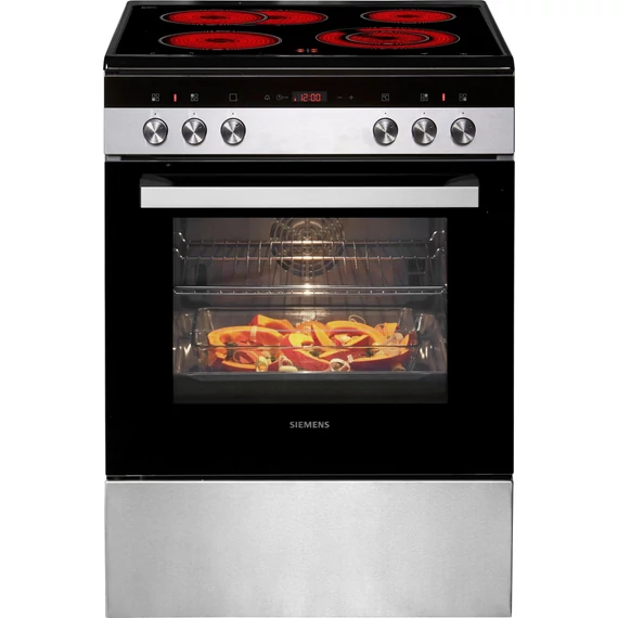 SIEMENS HK9R30250 villanytűzhely -60cm inox- kerámialap