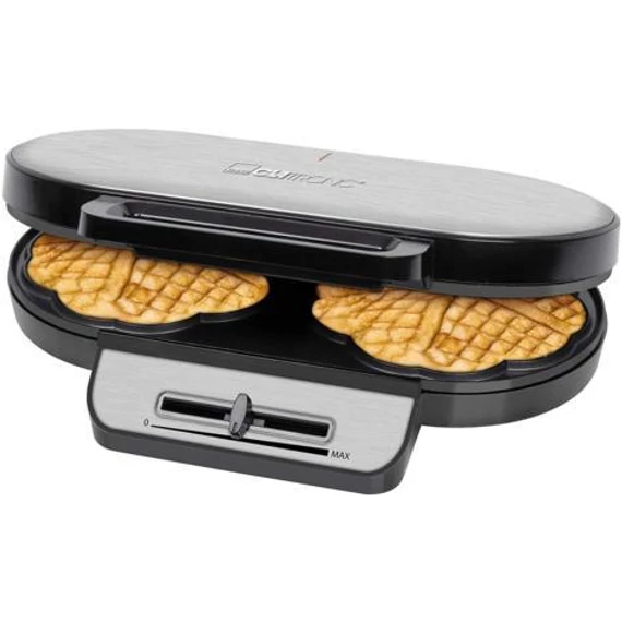 CLATRONIC WA 3745 gofrisütő fekete-inox 1200W