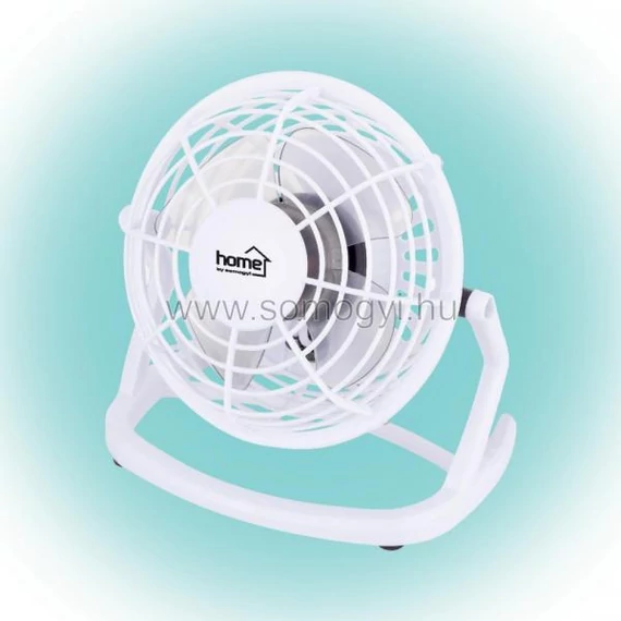 HOME asztali ventilátor 10cm USB fehér