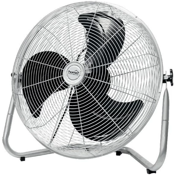 HOME padló ventilátor 40cm 50W fém oszcilláló