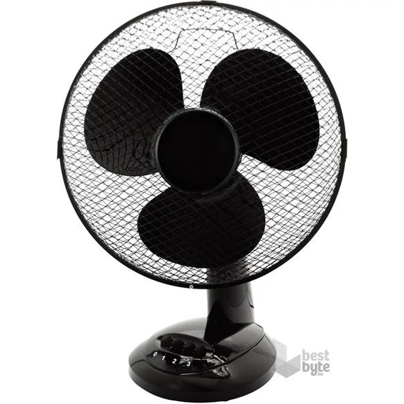 TOO asztali ventilátor 30cm 40W fekete