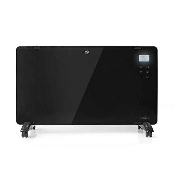NEDIS konvektor üvegpanel LCD fekete