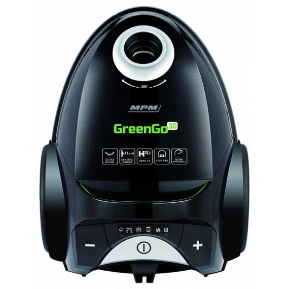 MPM GreenGo 3.0 porzsákos porszívó LED kijelző 750