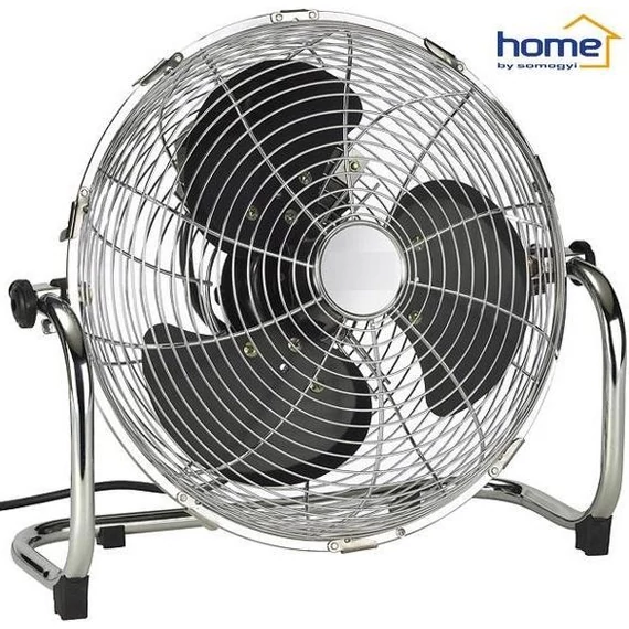 HOME padló ventilátor 45cm 100W fém