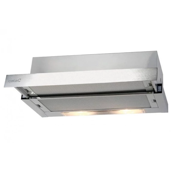 CATA TF-6600/A beépíthető LED Dularum kihúzható teleszkópos páraelszívó * 60 cm, inox