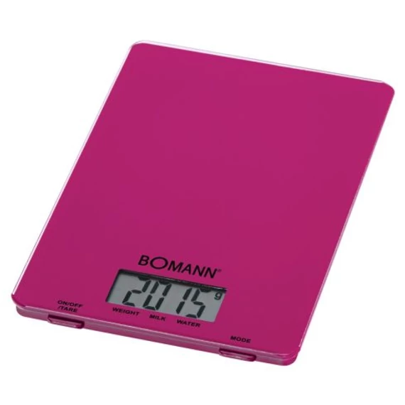 BOMANN KW 1515 CB konyhai mérleg  *5kg áfonya/fekete