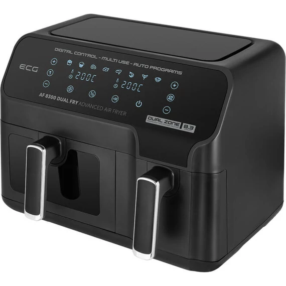 ECG AF-8300 Dual forrólevegős fritőz 5,2L+3,1L