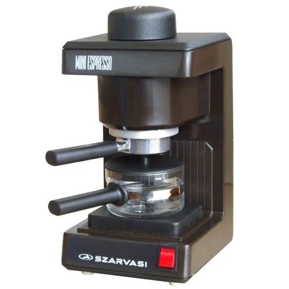 SZARVASI SZV612/3 6 személyes espresso kávéfőző fekete