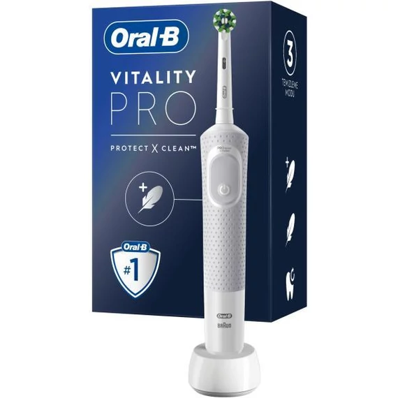 ORAL-B D103.413.3 elektromos fogkefe • 3 üzemmód fehér
