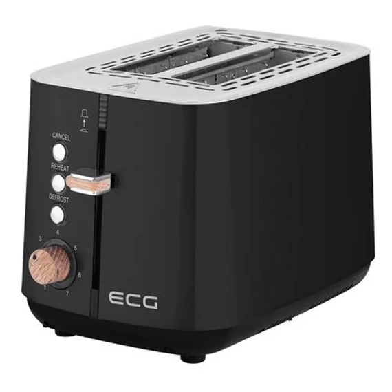 ECG ST-2768 timber black kenyérpirító
