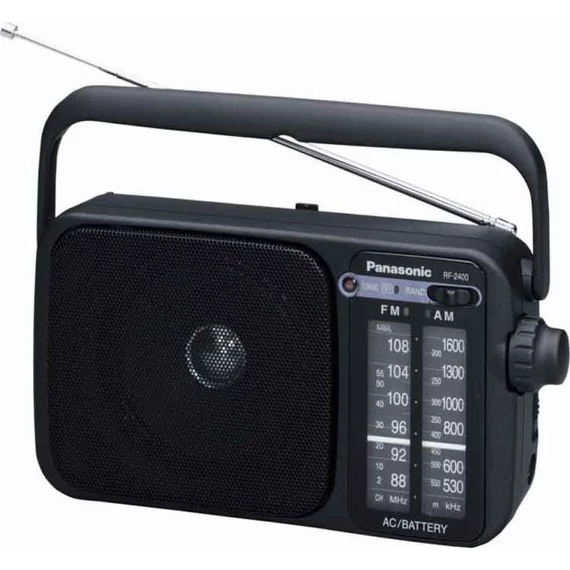PANASONIC RF-2400DEG-K hordozható rádió * fekete