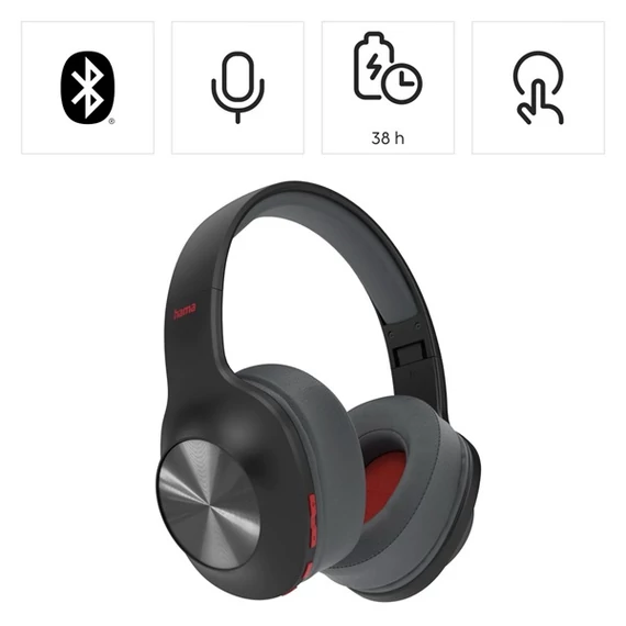 HAMA Spirit Calypso fekete Bluetooth fejhallgató