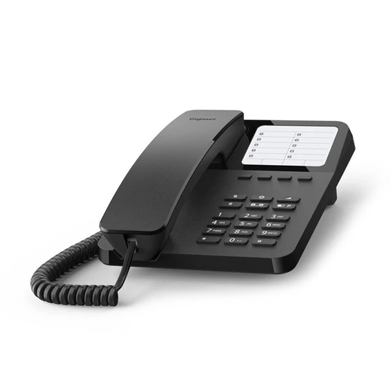 GIGASET Desk 400 fekete vezetékes telefon