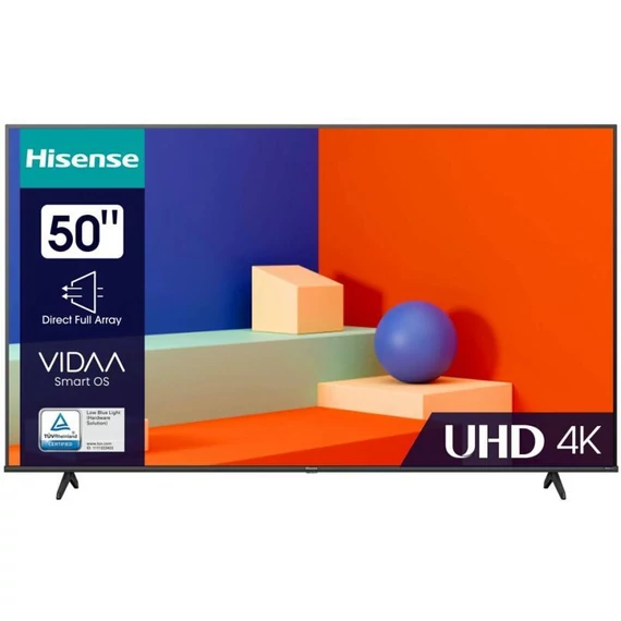 HISENSE 50A6K Smart LED televízió » VIDAA/op. 4K/UHD 50"/127cm képátló