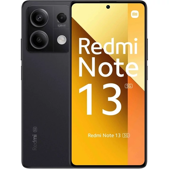 XIAOMI Redmi Note 13 6,67" 5G 8/256GB DualSIM fekete okostelefon