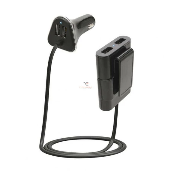 SAL Autós USB gyorstöltő 4x2,4A