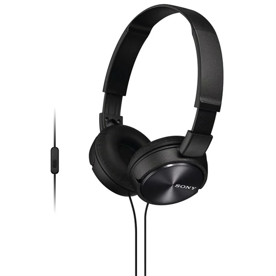 SONY mikrofonos fejhallgató fekete