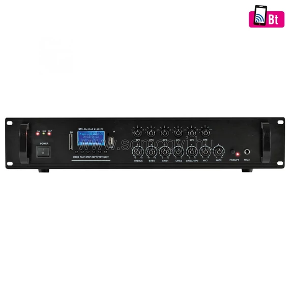 SAL keverő-erősítő FM-BT-MP3 120W  8ohm 110V