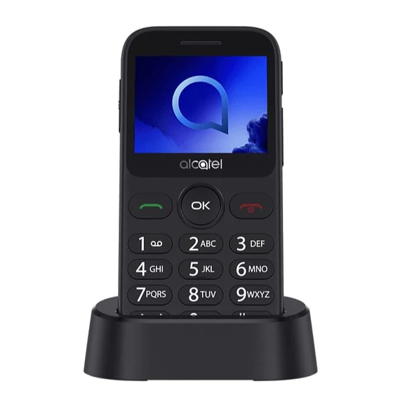ALCATEL 2019G mobiltelefon  metál szürke