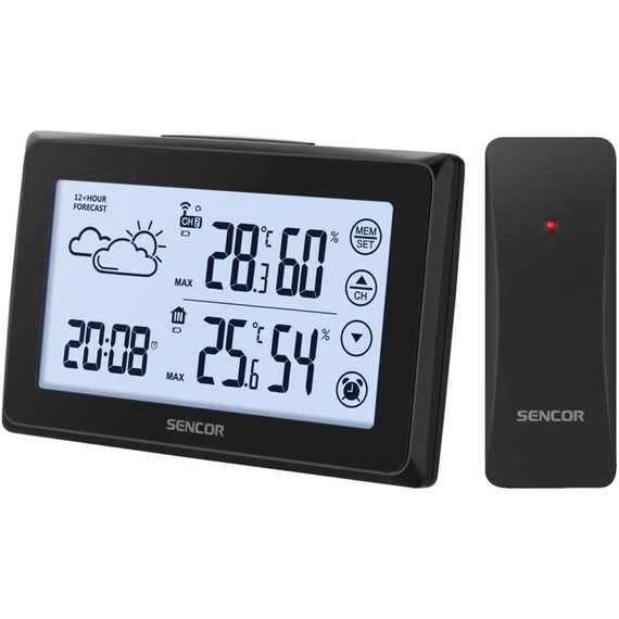 SENCOR SWS-2850 FM időjárás állomás