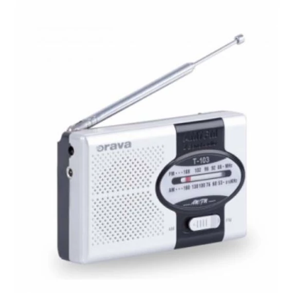 ORAVA zsebrádió AM/FM  2xAA elem