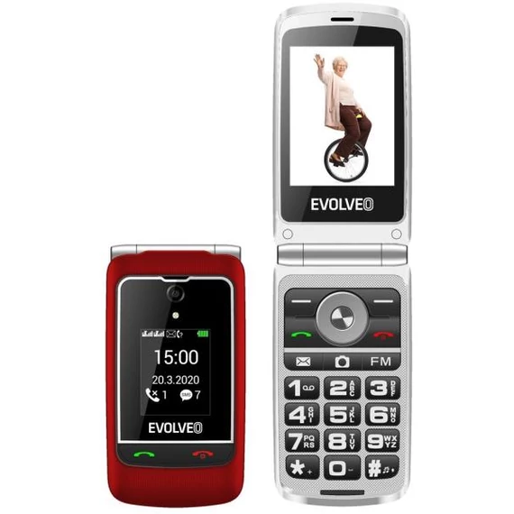 EVOLVEO Flip mobil piros