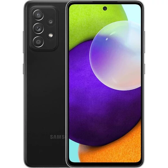 SAMSUNG Galaxy A52 6/128GB fekete okostelefon