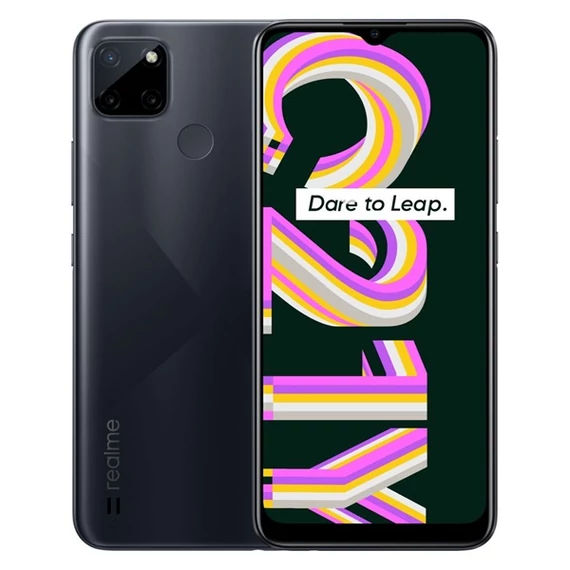 REALME C21Y 4/64GB 6,5" LTE okostelefon fekete