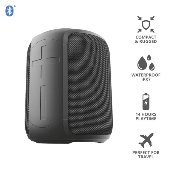 TRUST Caro Compact Bluetooth fekete hangszóró